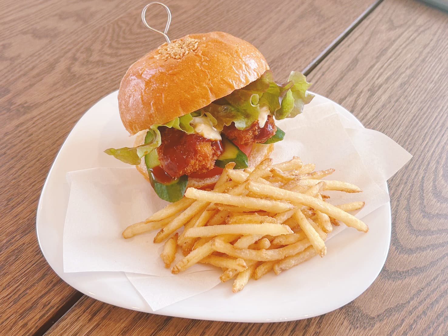 ふぐかつバーガー